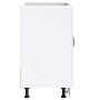Mueble bajo fregadero Lucca madera contrachapada blanca von , Küchenschränke - Ref: Foro24-853687, Preis: 85,53 €, Rabatt: %