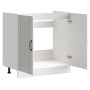 Mueble bajo fregadero Lucca madera contrachapada blanca von , Küchenschränke - Ref: Foro24-853687, Preis: 85,53 €, Rabatt: %