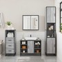Set de muebles de baño 3 pzas madera contrachapada gris sonoma by , Bathroom furniture - Ref: Foro24-3301093, Price: 298,62 €...