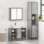 Set de muebles de baño 3 pzas madera contrachapada gris sonoma by , Bathroom furniture - Ref: Foro24-3301093, Price: 298,62 €...