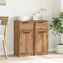 Aparadores 2 uds madera ingeniería roble artisian 30x30x70 cm de , Aparadores - Ref: Foro24-856954, Precio: 96,68 €