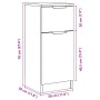 Aparadores 2 uds madera ingeniería roble artisian 30x30x70 cm von , Sideboards - Ref: Foro24-856954, Preis: 96,53 €, Rabatt: %