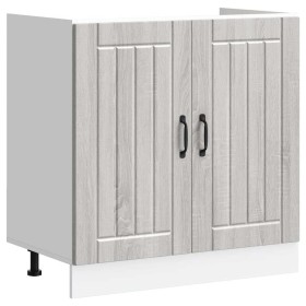 Panel para lavavajillas Lucca madera contrachapada sonoma gris de , Armarios de cocina - Ref: Foro24-853693, Precio: 82,06 €,...