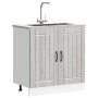 Panel para lavavajillas Lucca madera contrachapada sonoma gris de , Armarios de cocina - Ref: Foro24-853693, Precio: 84,89 €,...