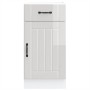 Mueble bajo de cocina Lucca blanca de alto brillo von , Küchenschränke - Ref: Foro24-853709, Preis: 85,75 €, Rabatt: %