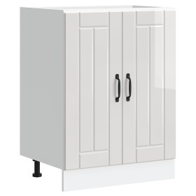 Mueble bajo para fregadero Lucca blanco brillante von , Küchenschränke - Ref: Foro24-853679, Preis: 91,79 €, Rabatt: %