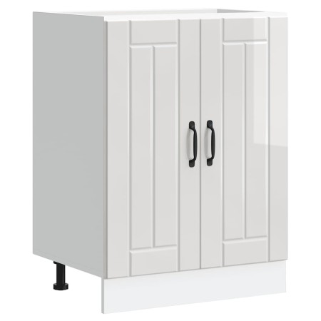 Mueble bajo para fregadero Lucca blanco brillante von , Küchenschränke - Ref: Foro24-853679, Preis: 91,79 €, Rabatt: %