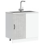 Mueble bajo fregadero Lucca madera reconstituida de , Armarios de cocina - Ref: Foro24-854312, Precio: 90,25 €, Descuento: %