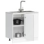 Mueble bajo fregadero Lucca madera reconstituida de , Armarios de cocina - Ref: Foro24-854312, Precio: 90,25 €, Descuento: %