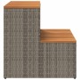 Escalón bañera hidromasaje gris 50x50x50,5 cm ratán sintético by , Pool and spa accessories - Ref: Foro24-4103941, Price: 81,...