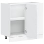 Mueble bajo para fregadero Lucca blanco brillante von , Küchenschränke - Ref: Foro24-854310, Preis: 99,39 €, Rabatt: %