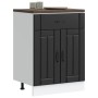 Mueble bajo de cocina Lucca madera ingeniería negra von , Küchenschränke - Ref: Foro24-853728, Preis: 94,20 €, Rabatt: %