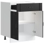 Mueble bajo de cocina Lucca madera ingeniería negra von , Küchenschränke - Ref: Foro24-853728, Preis: 94,20 €, Rabatt: %