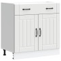 Mueble bajo de cocina Lucca madera de ingeniería blanca von , Küchenschränke - Ref: Foro24-853737, Preis: 116,72 €, Rabatt: %