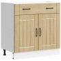 Mueble bajo de cocina Lucca roble sonoma von , Küchenschränke - Ref: Foro24-853740, Preis: 98,23 €, Rabatt: %