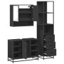 Juego de muebles de baño 3 pzas madera contrachapada negro von , Badezimmermöbel - Ref: Foro24-3301180, Preis: 264,00 €, Raba...