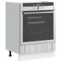 Armario de horno Lucca madera contrachapada sonoma gris von , Küchenschränke - Ref: Foro24-853763, Preis: 67,61 €, Rabatt: %