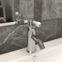 Grifo para lavabo de baño plateado 130x180 mm de vidaXL, Grifos - Ref: Foro24-149074, Precio: 38,78 €, Descuento: %