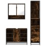 Set de muebles baño 3 pzas madera contrachapada roble ahumado von , Badezimmermöbel - Ref: Foro24-3301182, Preis: 232,77 €, R...