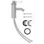 Grifo para lavabo de baño plateado 130x180 mm de vidaXL, Grifos - Ref: Foro24-149074, Precio: 38,78 €, Descuento: %