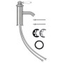 Silberner Waschbeckenhahn 130x180 mm von vidaXL, Wasserhähne - Ref: Foro24-149074, Preis: 39,41 €, Rabatt: %