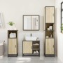 Juego de muebles de baño 4 pzas contrachapada roble sonoma by , Bathroom furniture - Ref: Foro24-3301206, Price: 401,57 €, Di...