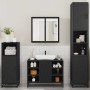 Juego de muebles de baño 4 pzas madera contrachapada negro by , Bathroom furniture - Ref: Foro24-3301210, Price: 451,22 €, Di...