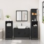 Juego de muebles de baño 4 pzas madera contrachapada negro von , Badezimmermöbel - Ref: Foro24-3301250, Preis: 366,36 €, Raba...