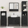 Juego de muebles de baño 4 pzas madera contrachapada negro von , Badezimmermöbel - Ref: Foro24-3301290, Preis: 445,04 €, Raba...