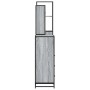 Set de muebles de baño 4 pzas madera contrachapada gris sonoma by , Bathroom furniture - Ref: Foro24-3301273, Price: 353,96 €...