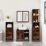 Set de muebles baño 4 pzas madera contrachapada roble ahumado von , Badezimmermöbel - Ref: Foro24-3301267, Preis: 317,88 €, R...