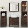 Set de muebles baño 4 pzas madera contrachapada roble marrón von , Badezimmermöbel - Ref: Foro24-3301259, Preis: 352,90 €, Ra...