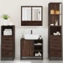 Set de muebles baño 4 pzas madera contrachapada roble marrón von , Badezimmermöbel - Ref: Foro24-3301299, Preis: 346,12 €, Ra...