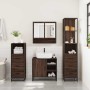 Set de muebles baño 4 pzas madera contrachapada roble marrón von , Badezimmermöbel - Ref: Foro24-3301299, Preis: 346,12 €, Ra...