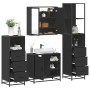 Juego de muebles de baño 4 pzas madera contrachapada negro von , Badezimmermöbel - Ref: Foro24-3301265, Preis: 357,46 €, Raba...