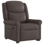 Sillón reclinable eléctrico marrón brillante de , Sillones - Ref: Foro24-3303423, Precio: 323,72 €