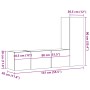 Muebles de TV de pared 3 uds madera vieja madera de ingeniería von , TV-Möbel - Ref: Foro24-3328957, Preis: 113,78 €, Rabatt: %