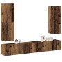 Conjunto de mueble de TV 4 piezas montado la pared madera vieja von , TV-Möbel - Ref: Foro24-3329153, Preis: 209,20 €, Rabatt: %