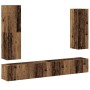 Conjunto de mueble de TV 4 piezas montado la pared madera vieja von , TV-Möbel - Ref: Foro24-3329153, Preis: 209,20 €, Rabatt: %