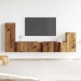 Conjunto de mueble de TV 4 piezas montado la pared madera vieja von , TV-Möbel - Ref: Foro24-3329215, Preis: 149,17 €, Rabatt: %
