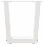 Patas para mesa de comedor forma V 2 uds blanco 40x(30-31,3) cm by , Table legs - Ref: Foro24-4012605, Price: 49,92 €, Discou...