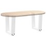 Patas para mesa de comedor forma V 2 uds blanco 40x(30-31,3) cm by , Table legs - Ref: Foro24-4012605, Price: 49,92 €, Discou...