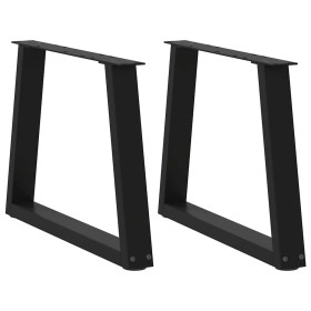 Patas para mesa de comedor forma V 2 uds negro 50x(42-43,3) cm von , Tischbeine - Ref: Foro24-4012548, Preis: 67,02 €, Rabatt: %
