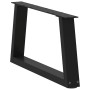 Patas para mesa de comedor forma V 2 uds negro 70x(30-31,3) cm by , Table legs - Ref: Foro24-4012536, Price: 67,65 €, Discoun...