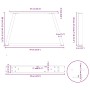 Patas para mesa de comedor forma V 2 uds negro 70x(30-31,3) cm by , Table legs - Ref: Foro24-4012536, Price: 67,65 €, Discoun...