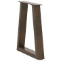 Patas mesa de comedor en forma de V 2 uds acero natural Acero by , Table legs - Ref: Foro24-4012543, Price: 49,31 €, Discount: %