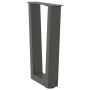 Patas para mesa de comedor en forma de V 2 uds antracita acero by , Table legs - Ref: Foro24-4012626, Price: 60,81 €, Discoun...