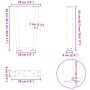 Patas para mesa de comedor en forma de V 2 uds antracita acero by , Table legs - Ref: Foro24-4012626, Price: 60,81 €, Discoun...