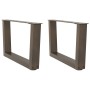 Patas para mesa de comedor en forma de V 2 uds acero natural von , Tischbeine - Ref: Foro24-4012611, Preis: 60,81 €, Rabatt: %