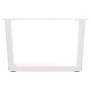 Patas para mesa de comedor forma V 2 uds blanco 60x(30-31,3) cm by , Table legs - Ref: Foro24-4012613, Price: 65,59 €, Discou...
